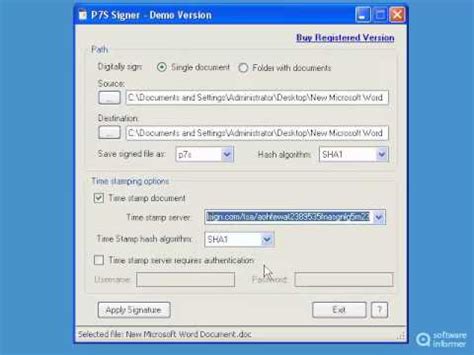 SecureSoft P7S Signer 10.1